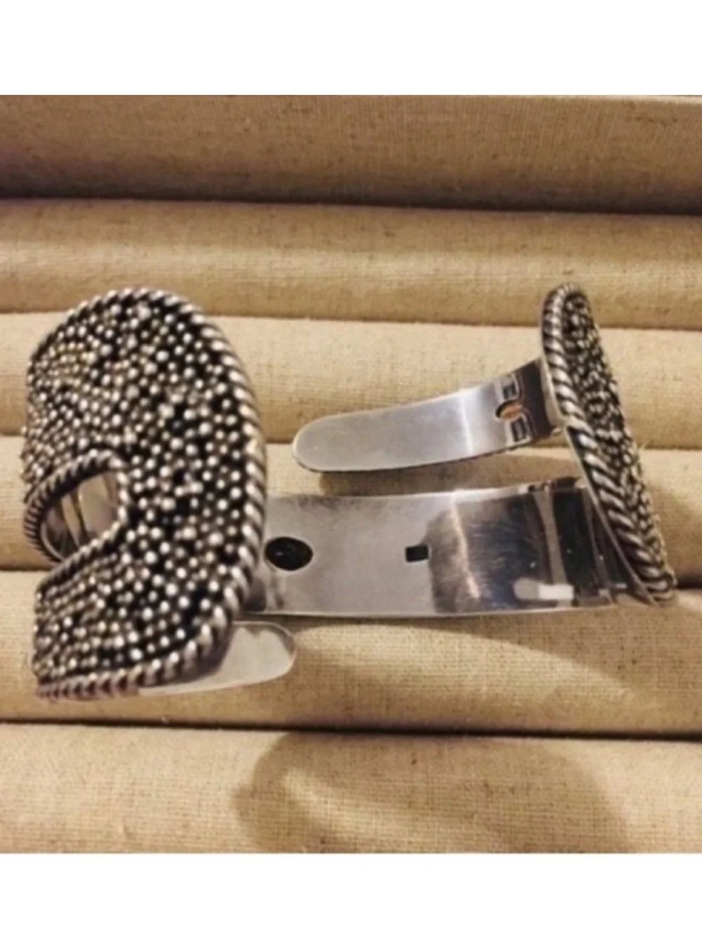 Silver Tourmaline Cuff